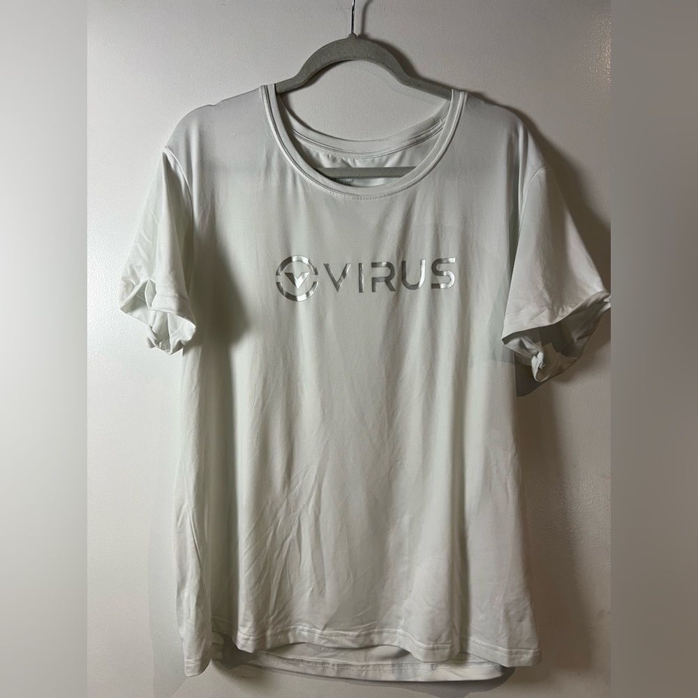 Virus fitness apparel brand workout shirt